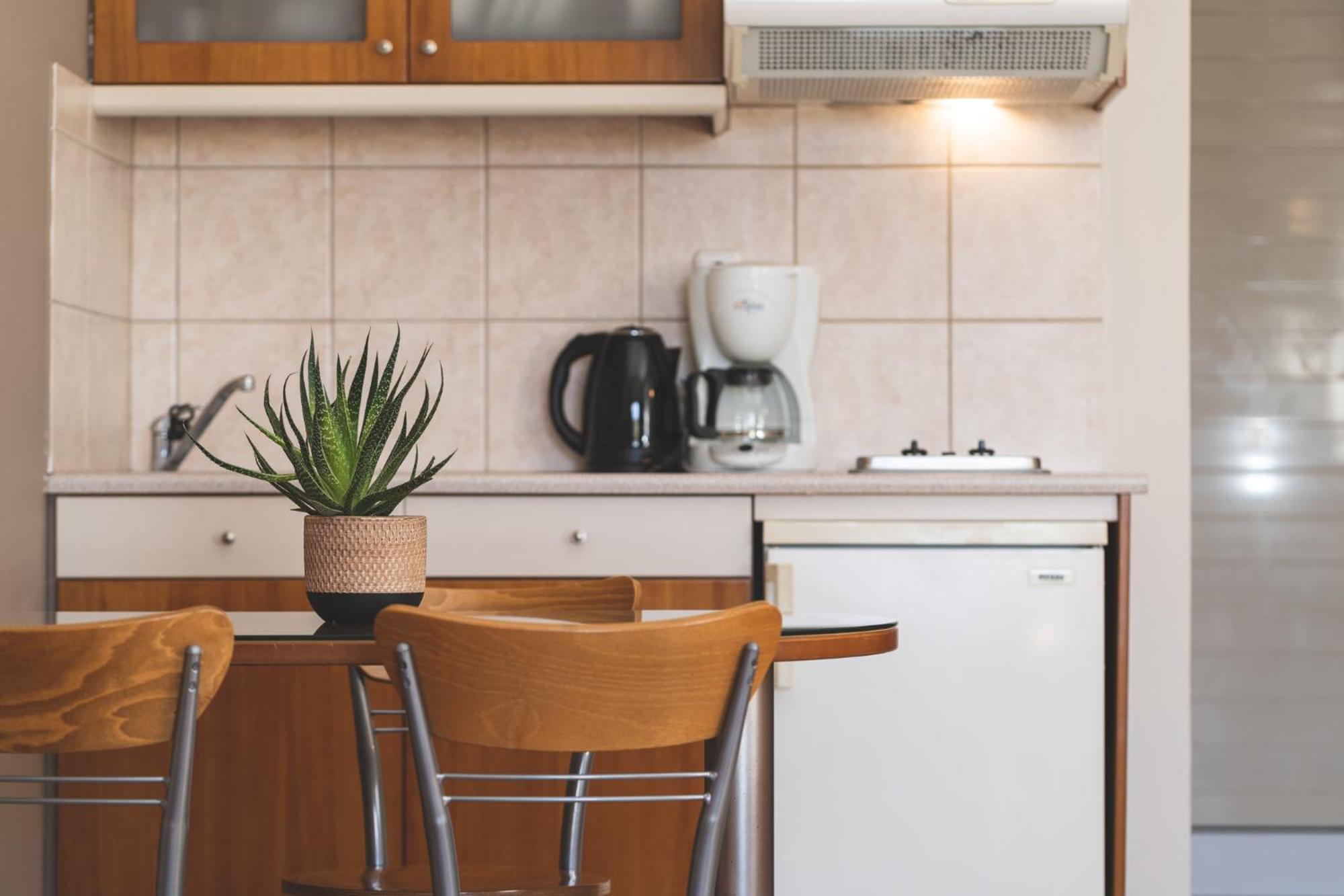Helios Apartments Káto Daráco Szoba fotó