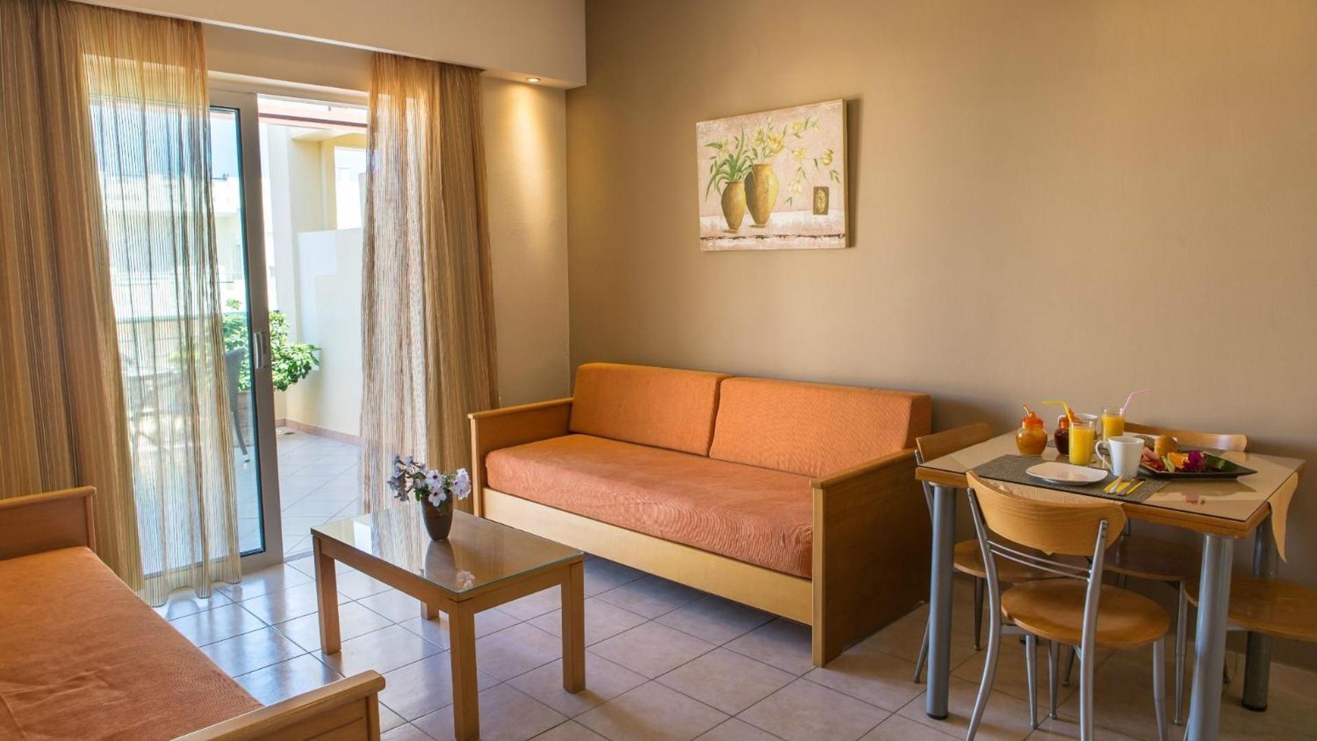 Helios Apartments Káto Daráco Szoba fotó
