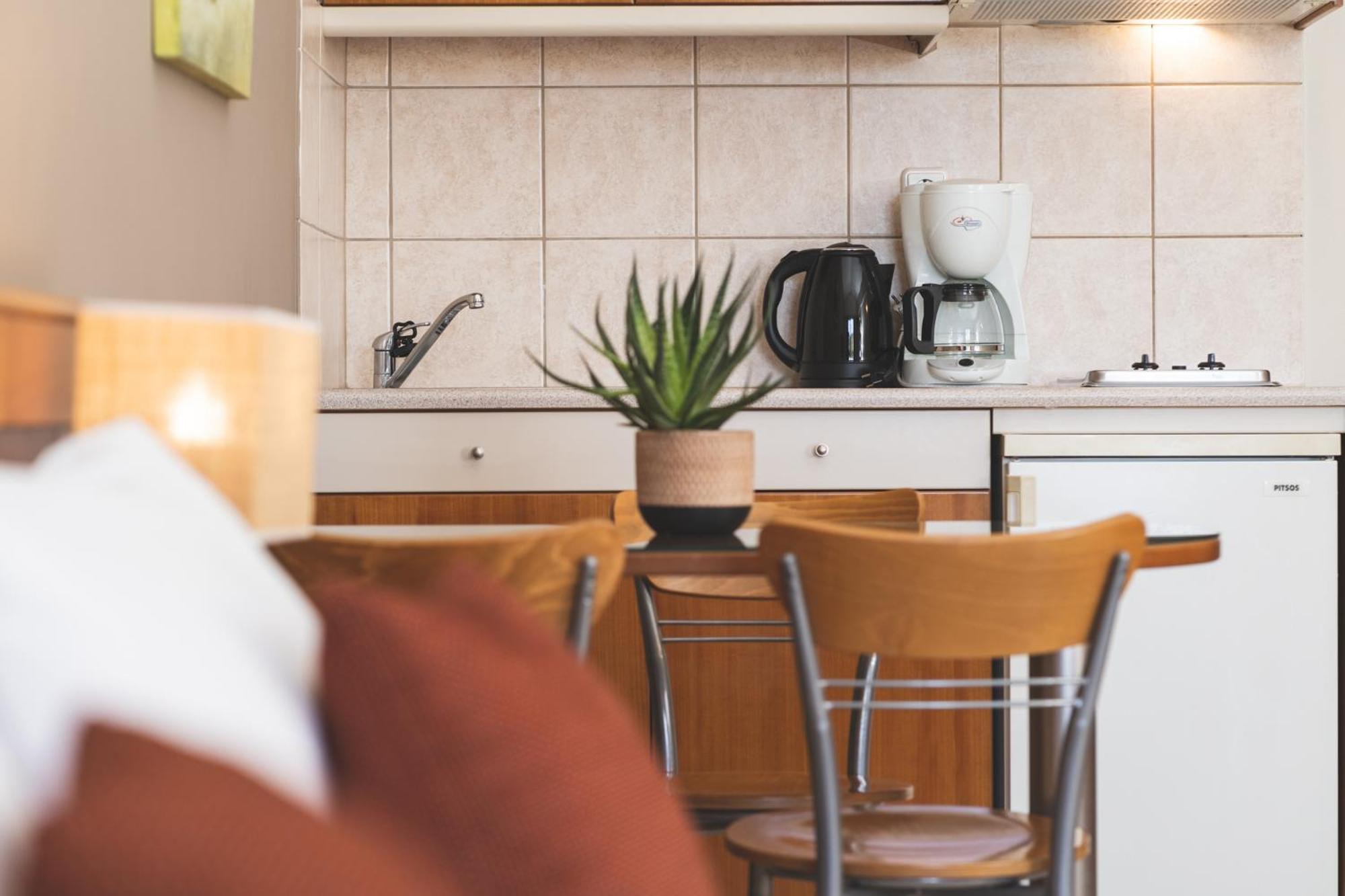Helios Apartments Káto Daráco Szoba fotó